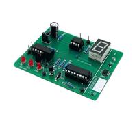 Logic Tester Kit for Electronics Training & Soldering Practice - Educational PCB Board with Components, DC 5V Powered, Green 7.8 x 6 cm - Ideal