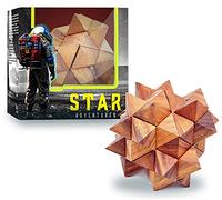 Logica Puzzles Art. Ceres - 3D Wooden Brain Teaser - Difficulty 4/6 Extreme - Star Adventures Series