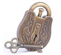 Logica Puzzles Art. Constantinoples Padlock - Metal Brain Teaser - Difficulty 3/6 Hard - Cast Puzzle - Travellers Collection
