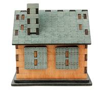 Logica Puzzles art. Da Vinci's House - Brain Teaser in Fine Wood - Secret Box - Difficulty 4/6 Extreme - Leonardo da Vinci Collection