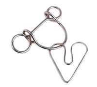 Logica Puzzles Art. Heart of Santorini - Metal Brain Teaser - Difficulty 2/6 Medium - Travellers Collection