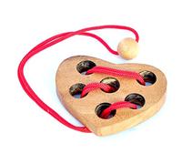 Logica Puzzles Art. Love Story - Brain Teaser in Fine Wood - Difficulty 3/6 Hard - Leonardo da Vinci Collection