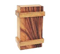 Logica Puzzles Art. Pandora Box XL - Wooden Brain Teaser - Secret Box - Difficulty 3/6 Hard - Magic Money Box - Leonardo da Vinci Collection