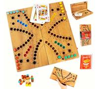 Logica Puzzles Art. Tock 4 - Wooden Board Game - Strategy Game for 2/4 Players - Family Game