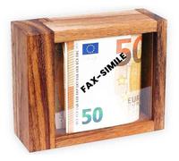 Logica Puzzles Art. Tricky Safe XL - Wooden Puzzle Box - Secret Box - Difficulty 5/6 Incredible - Leonardo da Vinci Collection