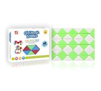 Logica Puzzles - Magic Snake 48 Pieces - Creative Toys - Children's Gift - Colourful Puzzle - Manual Games - Children's Pastime (Green)