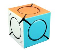 Logica Puzzles - Six Spot Magic Cube - Cuboids - Skewb - Easy Cube - Puzzle for Beginners and Collectors - Puzzle Challenge - Speedcube - Click System Ivy Cube