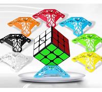Logica Triangular Tripod Stand for Magic Cube - Speedcubing Accessories - Set of 7 Different Colours