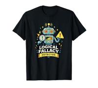 Logical Fallacy Detector Funny Robot Critical Thinking T-Shirt