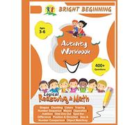 Logical Reasoning & Math Activity Workbook: 400+ engaging activities covering all major concepts for Preschool and Kindergarten | Ages 3 - 6