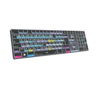 LOGICKEYBOARD Wireless Backlit 'Titan' designed for editing in Blackmagic's DaVinci Resolve on Windows • p/n LKB-RESB-TPC-UK