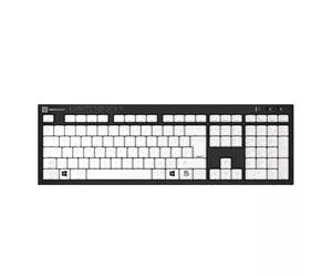 Logickeyboard LKB-BRAILLE-BJPU-UK keyboard Medical USB QWERTY English Black White