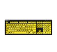 Logickeyboard LKB-LPBY-BJPU-UK. Keyboard form factor: Full-size (100%) Connectivity technology: Wired Device interface: USB Keyboard layout: QWERTY Recommended usage: Home. Product colour: Black Yello