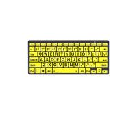 Logickeyboard LKB-LPBY-BTON-UK keyboard Home Bluetooth QWERTY English Black Yellow