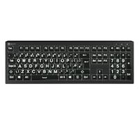 Logickeyboard LKB-LPWB-A2PC-UK keyboard Office USB QWERTY English Black White
