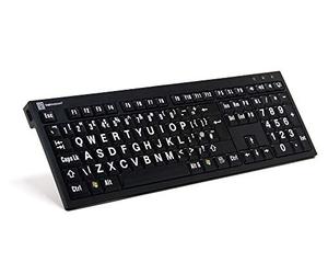 LogicKeyboard LKB-LPWB-BJPU-FR Keyboard XL Print Nero on (PC) Black/White