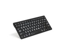 Logickeyboard LKB-LPWB-BTON-UK keyboard Office Bluetooth QWERTY English Black White