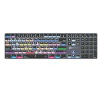 Logickeyboard LKB-MCOMP-TM・Full Size (100%)・Wired & Wireless・Bluetooth・QWERTY・Grey・Titanium (LKB-MCOMP-TM-FR)
