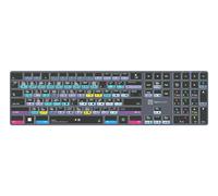 LOGICKEYBOARD Wireless Backlit 'Titan' designed for editing in Blackmagic's DaVinci Resolve on Windows • p/n LKB-RESB-TPC-UK