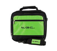 Logik L12SPDVD17 Portable DVD Player Twin Compartment Case Bag by TGC ® (Green & Black)