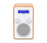LOGIK L60DAB25 Portable DABﱓ Radio - White & Woodgrain, Brown,White