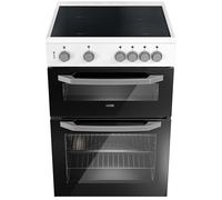 LOGIK LDOC60W24 60 cm Electric Ceramic Cooker - White, White