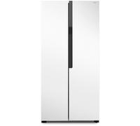 LOGIK LESSBSW26 Slim American-Style Fridge Freezer - White, White