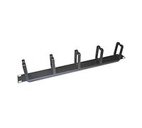 LogiLight 48.3 cm/19 inch Cable Management Panel 1HE with 5 plastic rings black