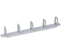 LogiLight 48.3 cm/19 inch Cable Management Panel 1HE with 5 Steel Grey
