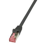 LogiLink 0.5m Cat.6 S/FTP networking cable Black Cat6 S/FTP (S-STP)