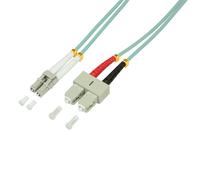 LogiLink 0.5m, LC - SC InfiniBand/fibre optic cable Blue