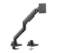 LogiLink 17-49" Gas Lift Monitor Mount for Flat & Curved Monitors Aluminum