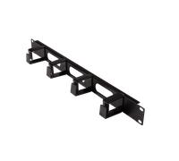 LogiLink 19" Cable management panel with 4 rings