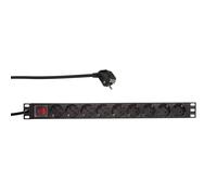LogiLink 19 Steckdosenleiste 9fach mit An/Aus Sch NEW