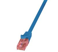 LogiLink 1m Cat.6 U/UTP networking cable Blue Cat6 U/UTP (UTP)
