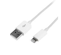 LogiLink 1m. Lightning - USB White