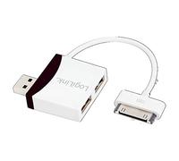 LogiLink 2 Port USB 2.0 Hub with Dock Connector Cable