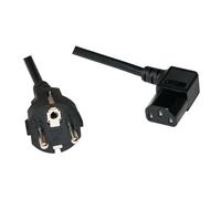 LogiLink 2m, CEE 7-7/C13 Black CEE7/7 C13 coupler