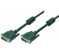 LogiLink CD0001 DVI-D Dual Link Connection Cable with 2x Ferrite Core. 3 Meter Length, 3 Meter Length