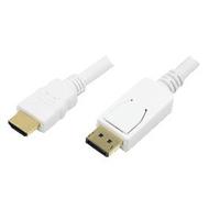 LogiLink CV0055 Display Port to HDMI cable wh CV0055