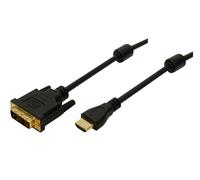 LogiLink 2m HDMI/DVI-D Black