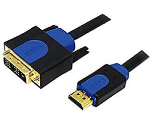 LogiLink 2m HDMI to DVI Cable - Black