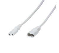 LogiLink 2m, IEC 60320-C8/IEC 60320-C7 White C7 coupler C8 coupler
