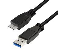 LogiLink 2m USB 3.0 A Male to Micro B Male USB Cable - Black