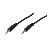 LogiLink 3.5mm - 3.5mm. 0.2m audio cable Black