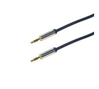 LogiLink CA10050 3.5 mm Straight Audio Cable, 0.50 Meter Length, 0.50 Meter Length