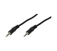 LogiLink 3.5mm - 3.5mm. 3m audio cable Black