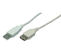 LogiLink 3m USB 2.0 USB cable USB A Grey