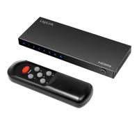 LogiLink 5-Port HDMI Switch 4K 60Hz HDMI 2.0 Ultra HD HDR CEC Remote Control New