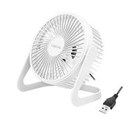 Logilink 6" 40dB USB Desk Fan - White - 2 Levels